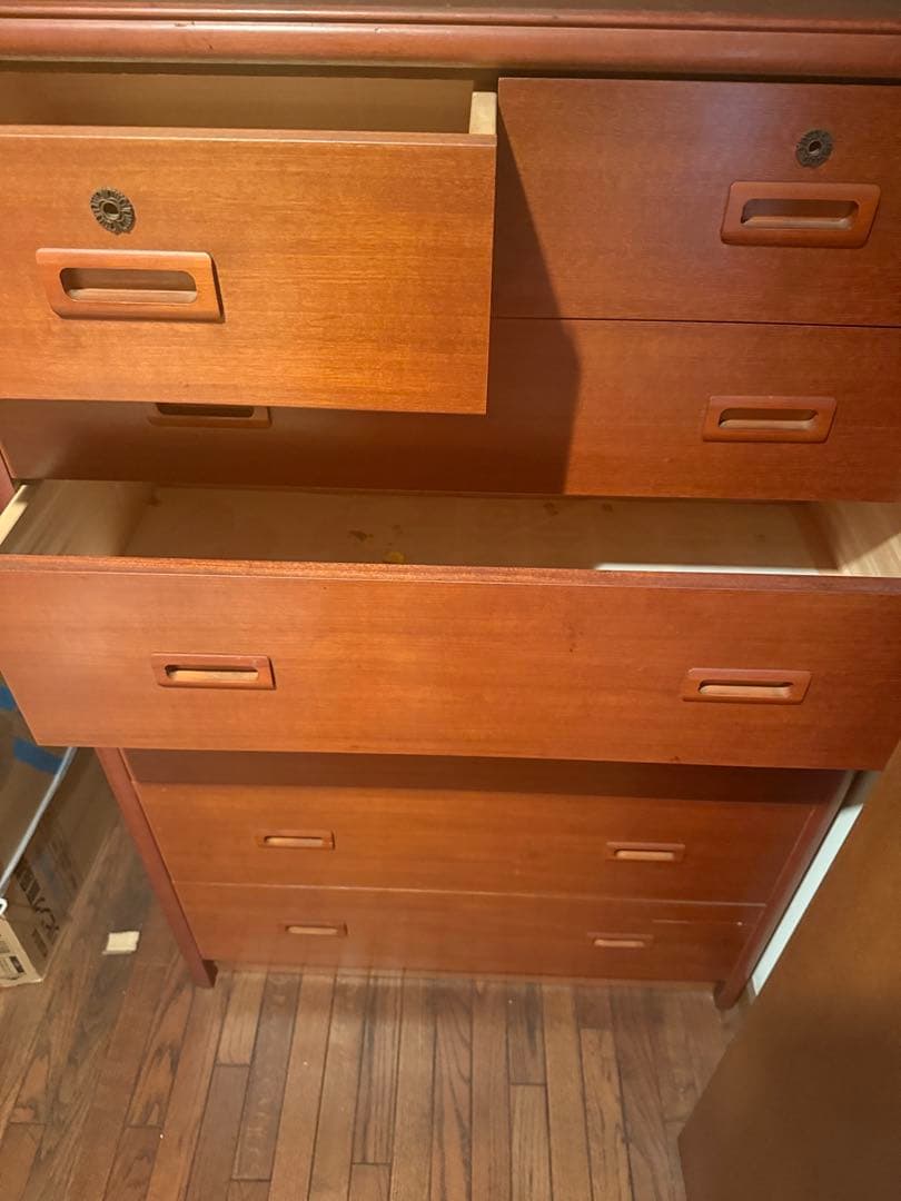 昭和レトロ素敵なアンティーク　ダンス箪笥　収納7段収納木工最終赤字大処分品！！