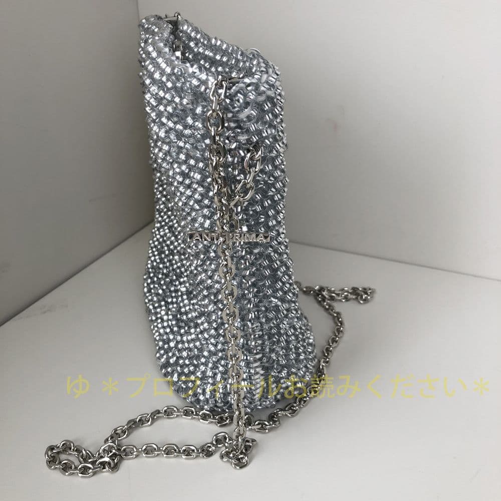 アンテプリマ セッキオスティローゾ ショルダーバッグ シルバー