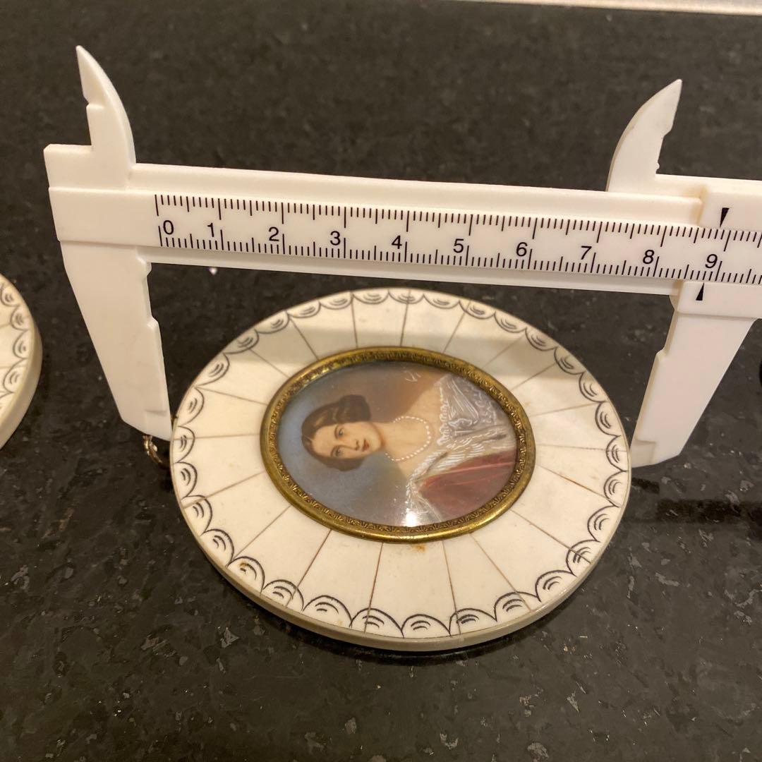 【蔵出し♡海外】人物画 ミニチュア　4作