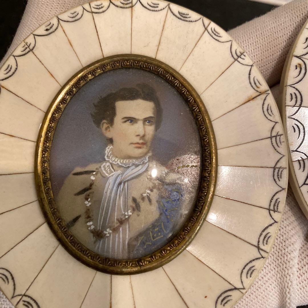 【蔵出し♡海外】人物画 ミニチュア　4作