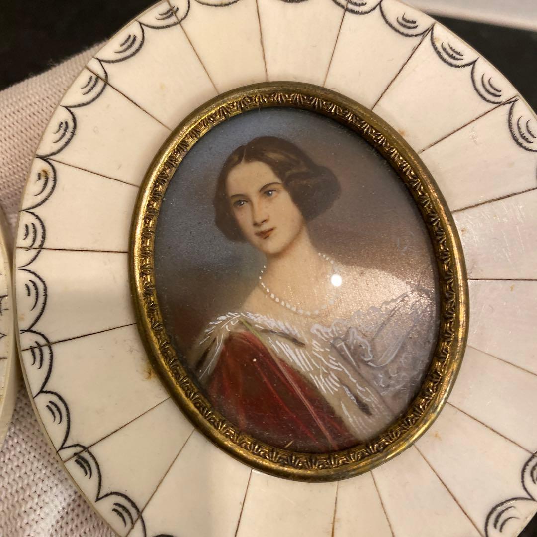 【蔵出し♡海外】人物画 ミニチュア　4作