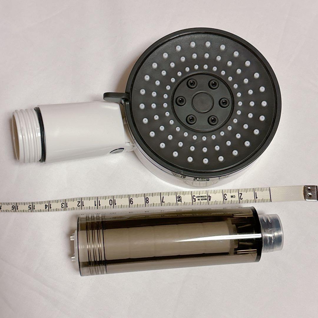 シャワーヘッド 手元止水 浄水カートリッジ 多種吐水モード 節水 取付簡単