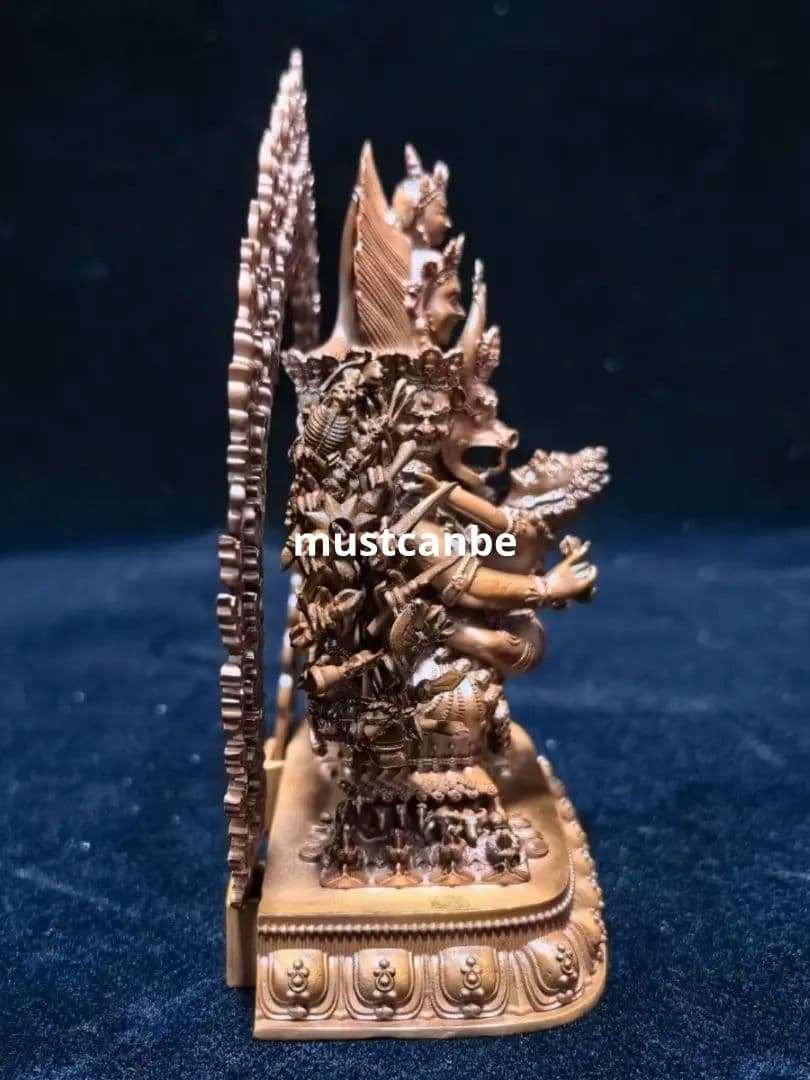 仏教美術 仏像 大威徳金剛仏像 梵天仏堂 銅製品鎮宅辟邪開運風水招財置物 工芸品