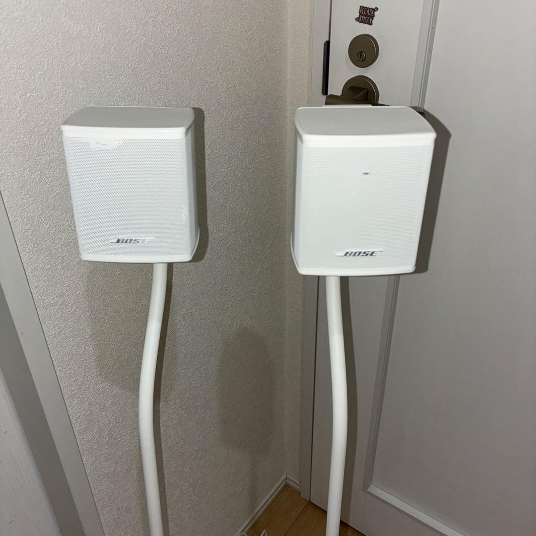 希少ホワイト　スタンド付き　BOSE サラウンドSPEAKERS サウンドバー