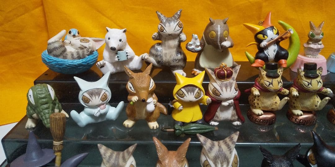 わちふぃーるど 猫のダヤン フィギュアコレクション 陶器 グッズセット
