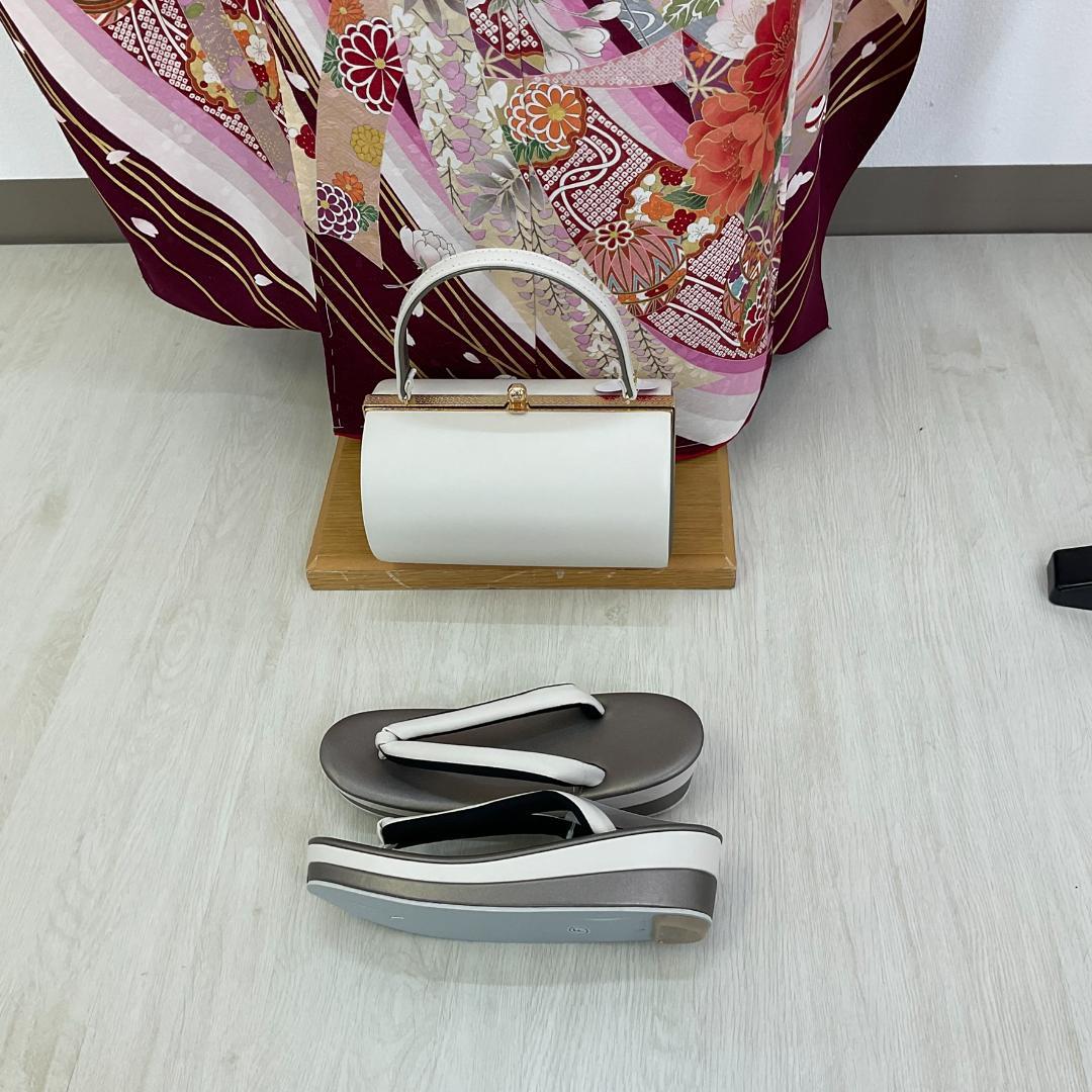 ししまる　正絹お振袖10点フルセット　お着付け小物セット　新品