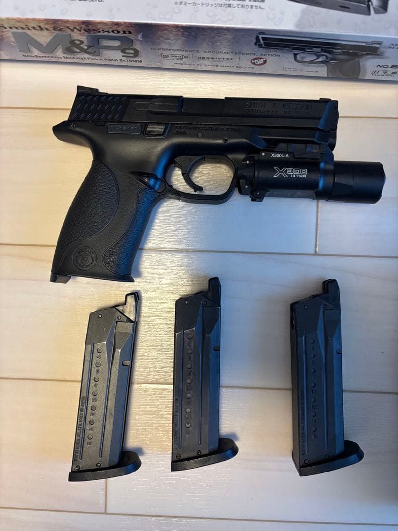 東京マルイ ガスガンM&P9 Safari land ライトホルスター セット