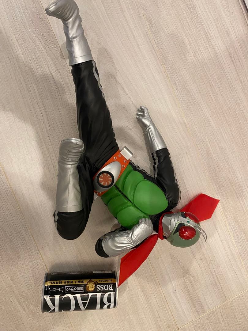 仮面ライダー1号　ライダーキック　マフラー付き 約30cm 未使用、箱無し