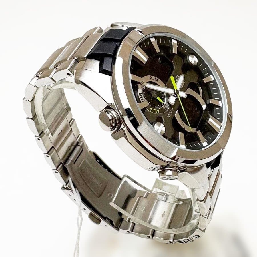 CASIO EDIFICE アナデジ ERA-201D レーシングクロノ 温度計