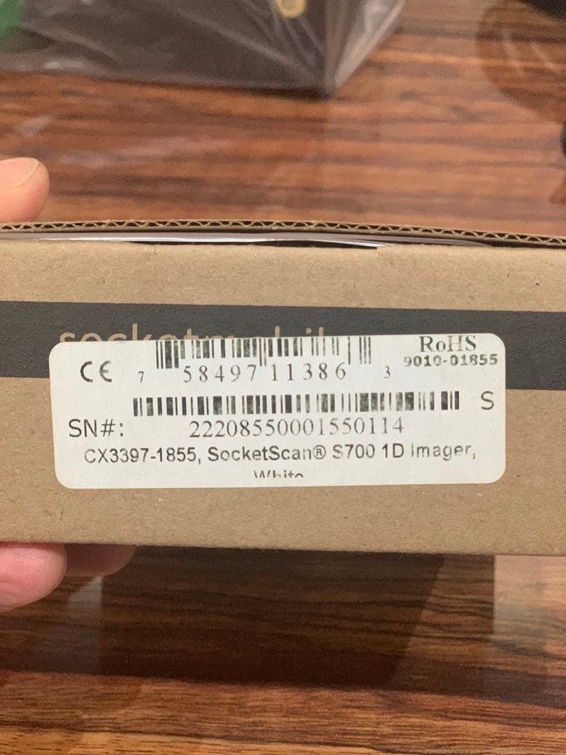 【美品】socket mobile バーコードリーダー S700 ホワイト