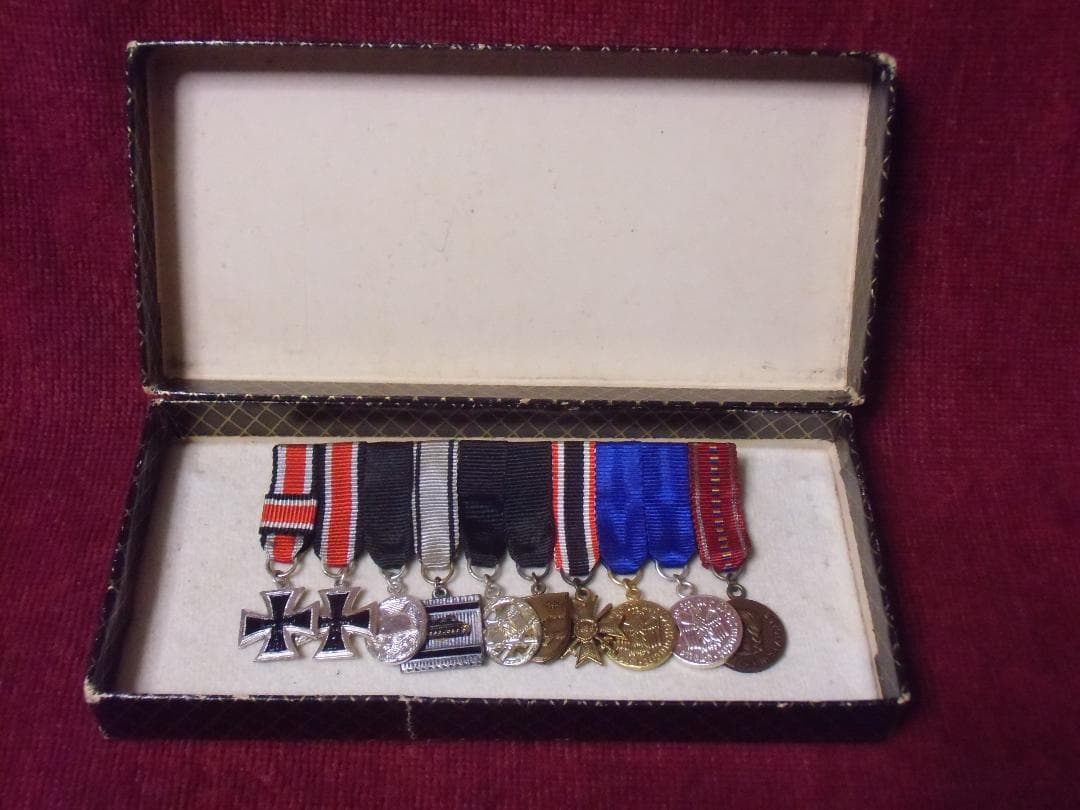 ＢＷドイツ軍/連邦軍＊１９５７年制定＊１０連ミニチュア勲章（実物）