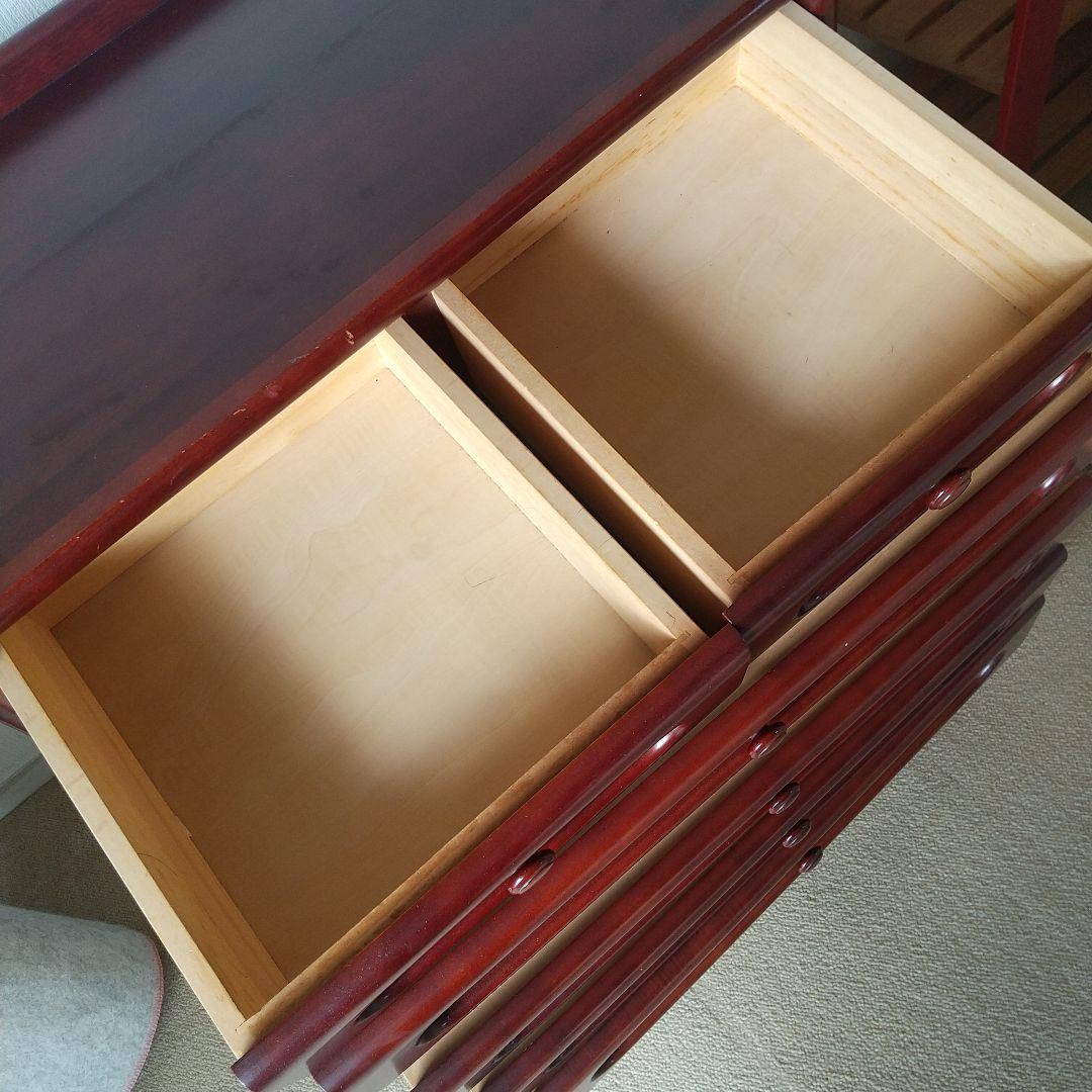 カリモク　オールド家具　5段チェスト