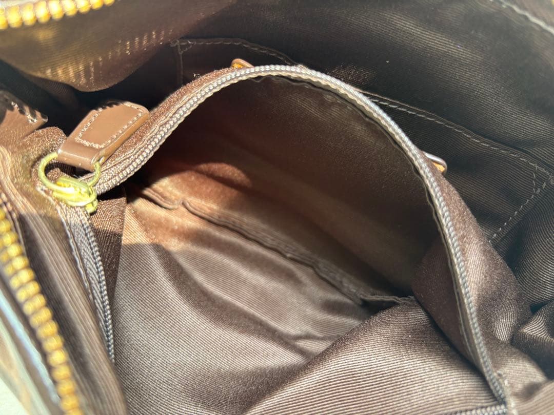 【美品】COACH コーチ　シグネチャー2wayショルダーバッグ　斜め掛け