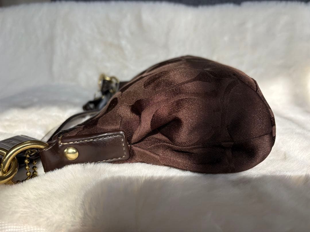 【美品】COACH コーチ　シグネチャー2wayショルダーバッグ　斜め掛け