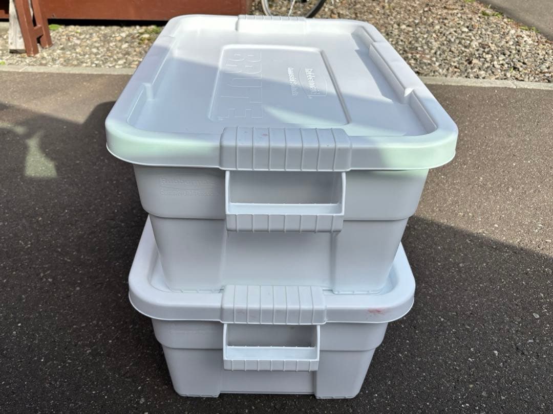 BRUTE ブルート トートボックス 53L ホワイト 2個セット