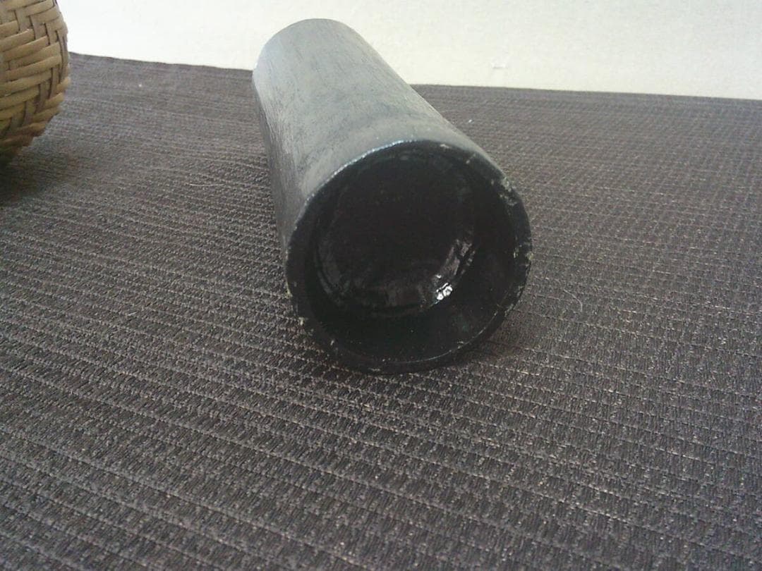 高級感有り！【竹籠　花籠　竹細工　花入　花器　彫り銘・E23・茶道】★インテリア