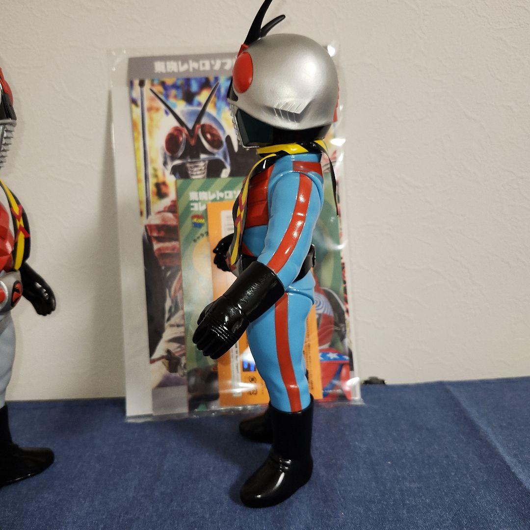 東映レトロソフビコレクション　ライダーX　ライダーX新色　2体　セット