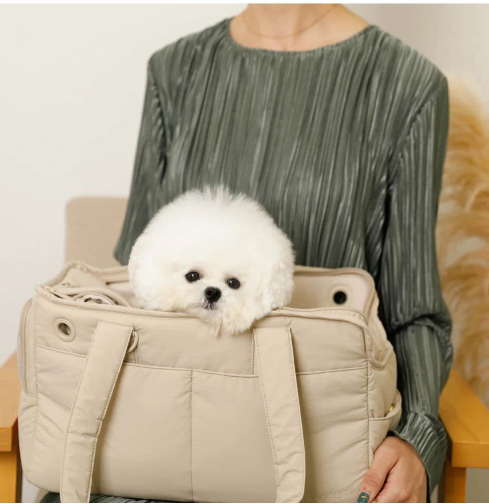 新品タグ付き 軽量撥水ペットトートバッグ【moncheri】