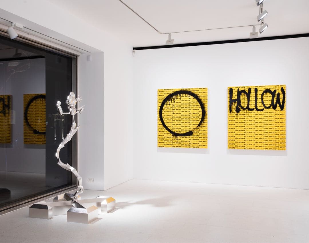 超希少 OFF WHITE 村上隆 正規版画 サイン入