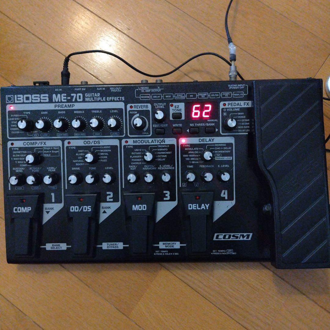 BOSS ME-70 マルチエフェクター 別売アダプター付 取説付