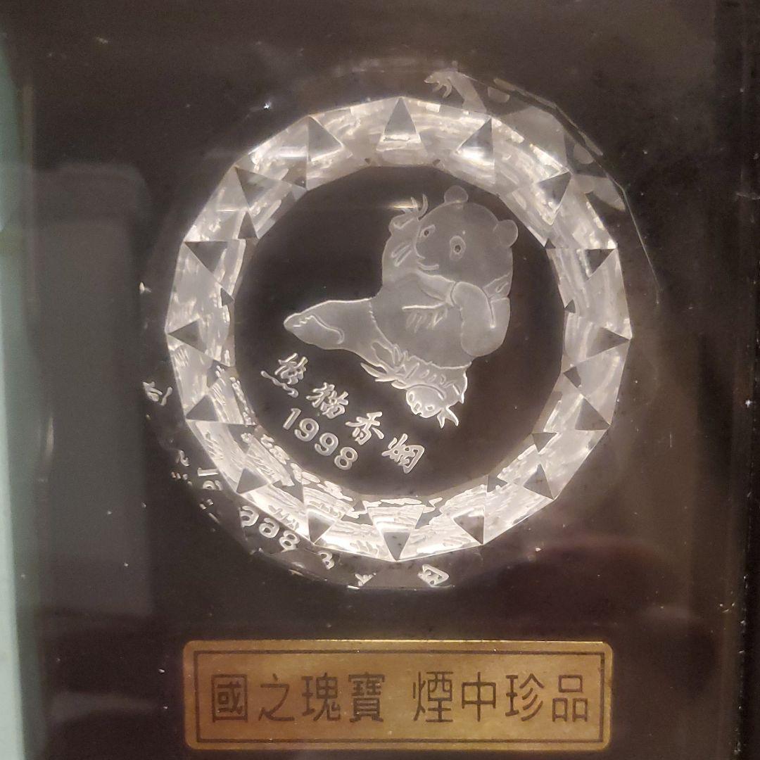 中国タバコ　上海煙草公司　熊猫香煙　ライター　文鎮セット　パンダ