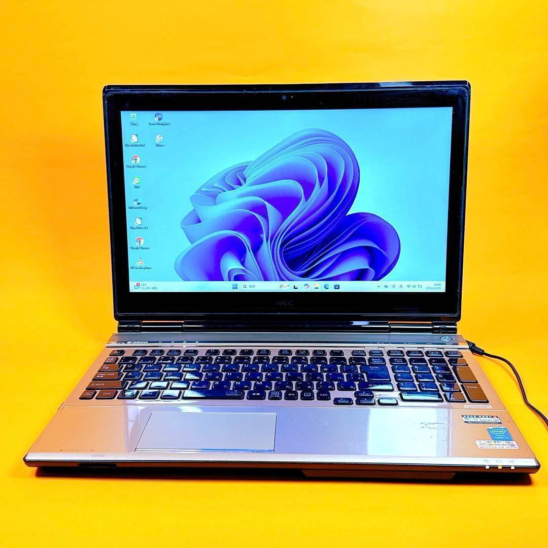 極速i7⭐️SSD512GB 16GB ノートパソコン windows11カメラ