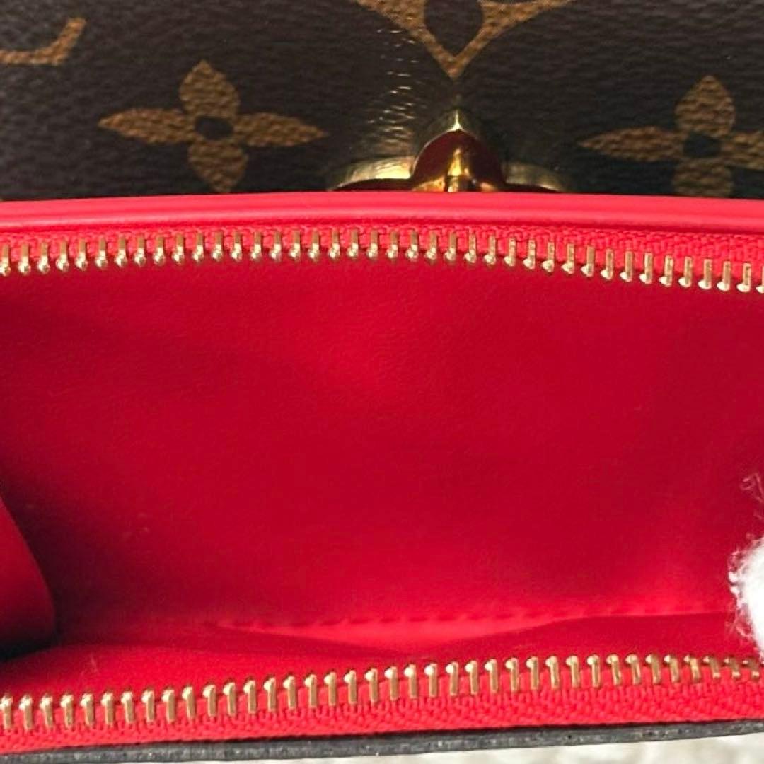 美品 ルイヴィトン ポルトフォイユ フラワー コンパクト 三つ折り財布