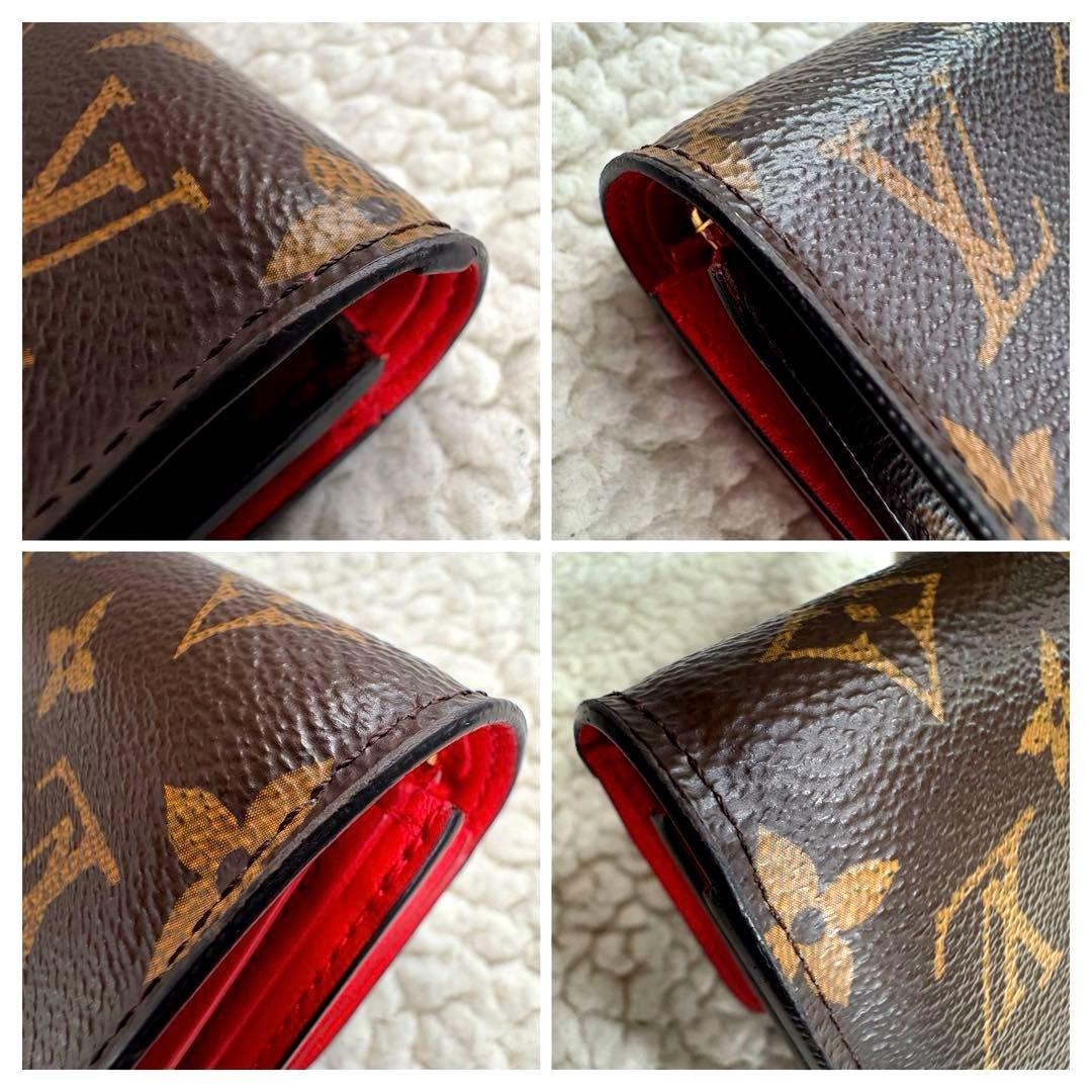 美品 ルイヴィトン ポルトフォイユ フラワー コンパクト 三つ折り財布