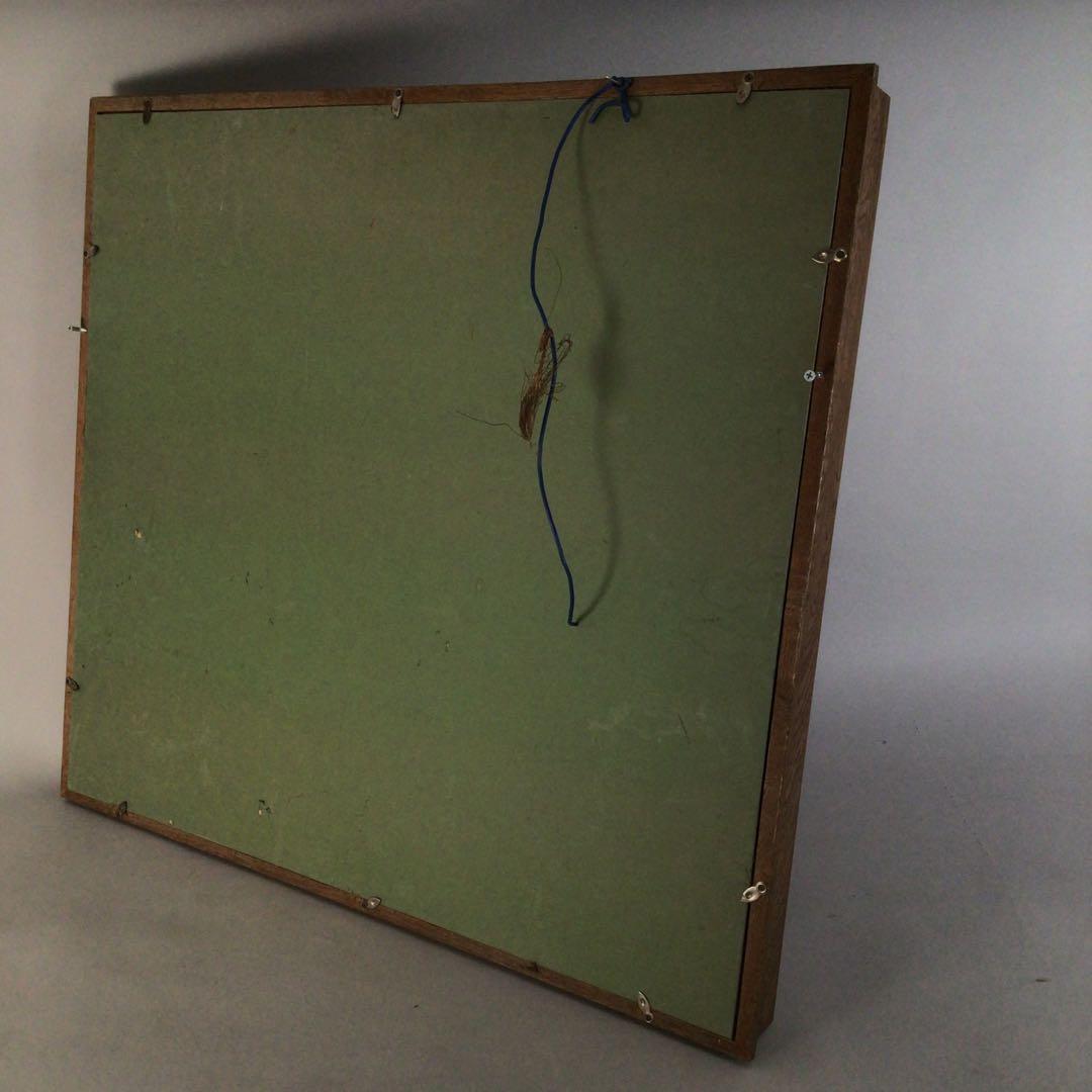 No3710額装　笹鹿彪　「熱海の朝」　油彩画10号　直筆サイン　絵画　送料無料