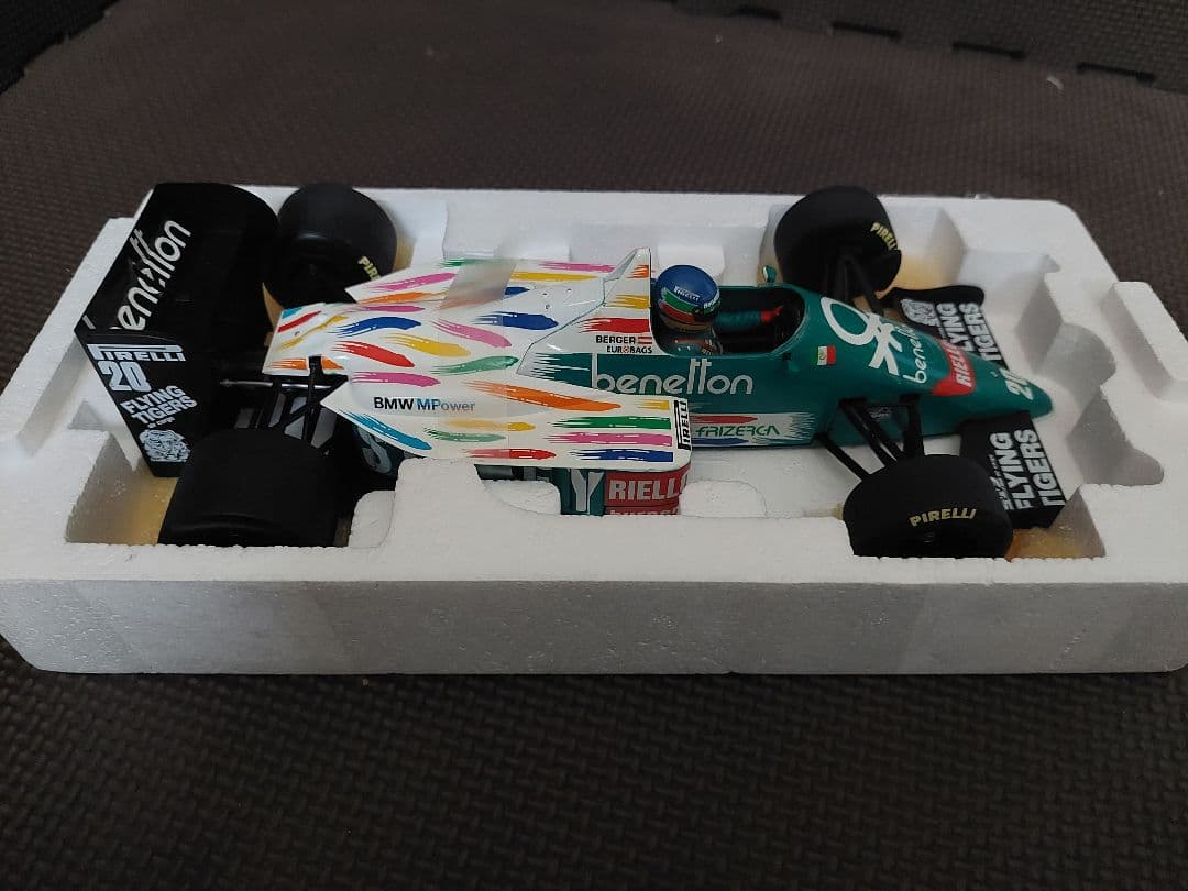 1/18 ミニチャンプス ベネトン BMW B186 1986 G.ベルガー