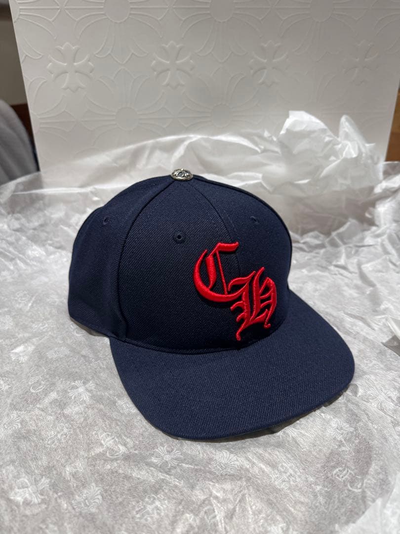 【25新作】Chrome Hearts ベースボールキャップ / ダークネイビー
