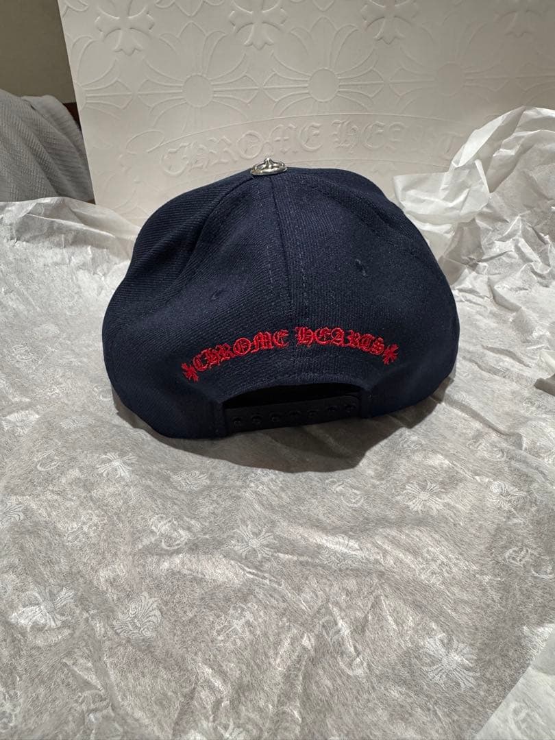 【25新作】Chrome Hearts ベースボールキャップ / ダークネイビー