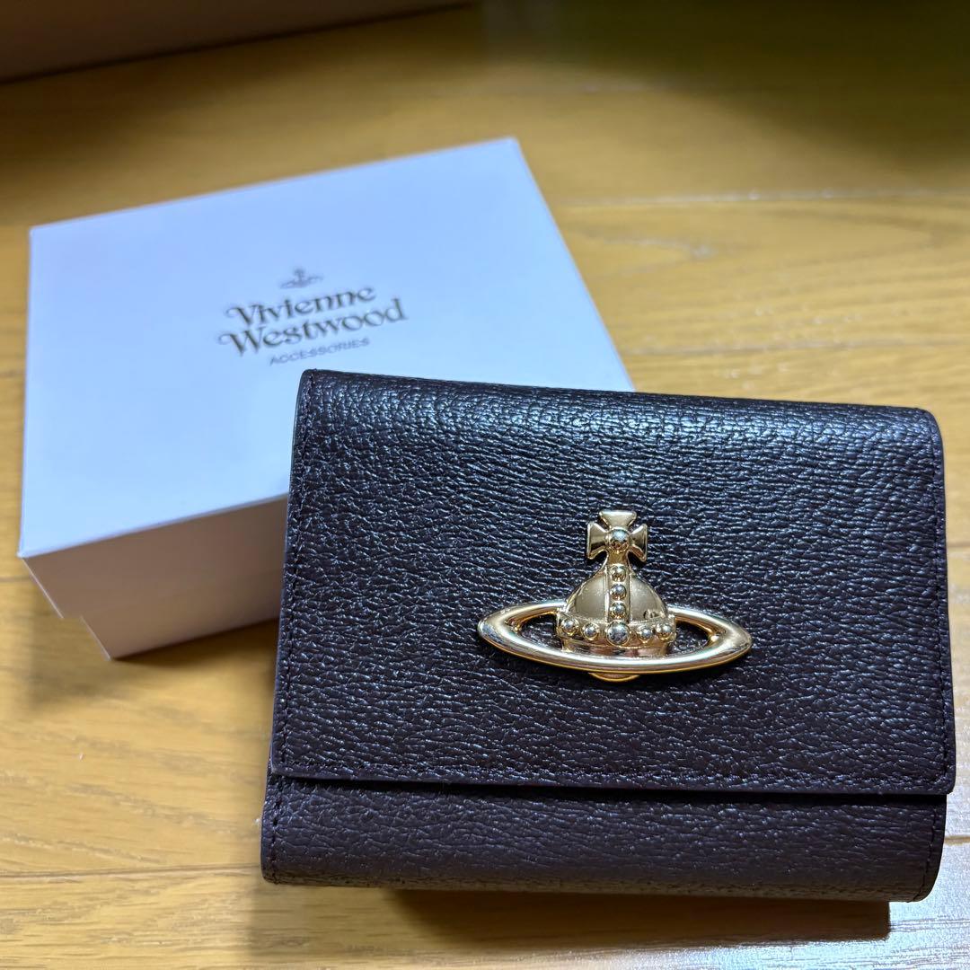 Vivienne Westwood 三つ折り財布 ダークブラウン