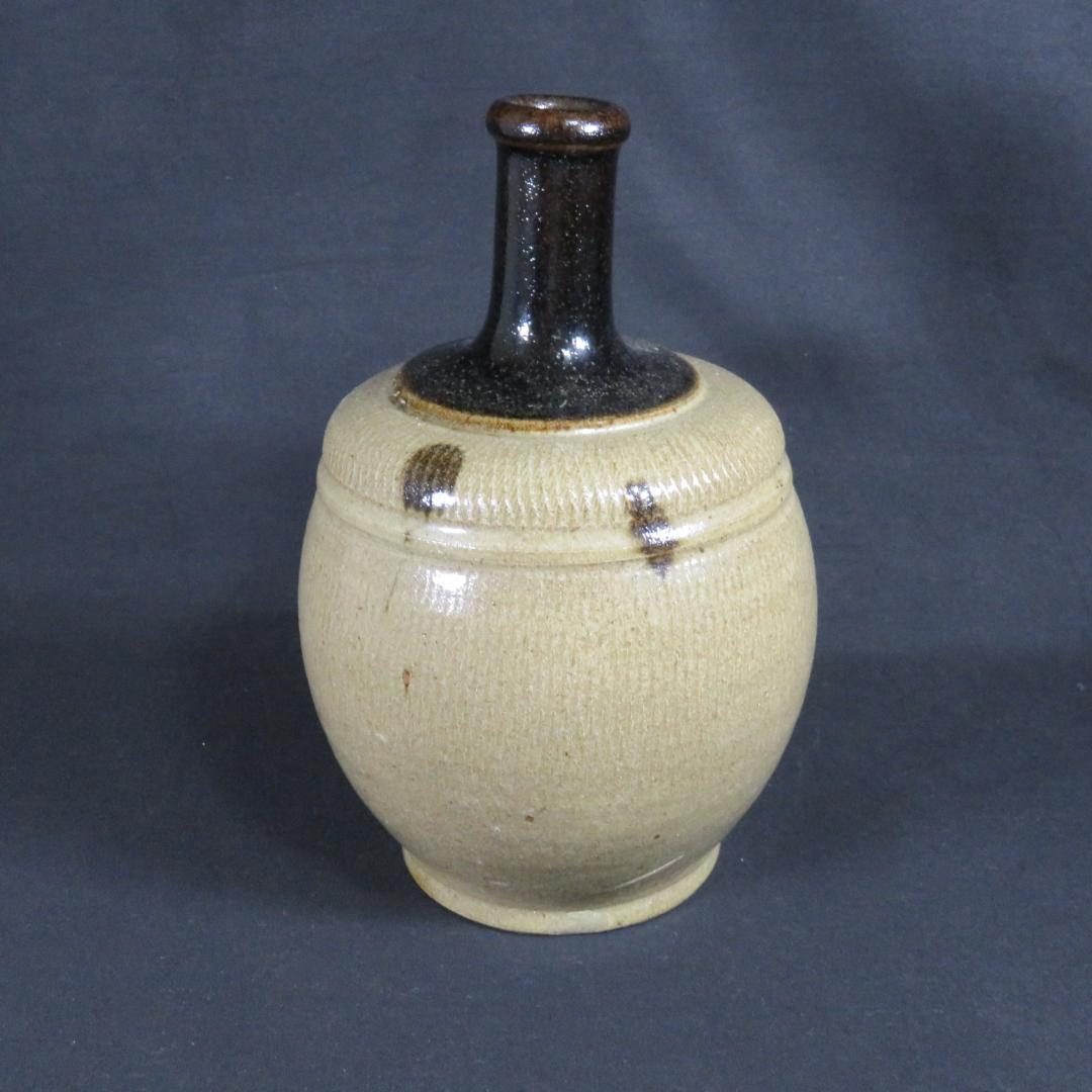 相馬 壺 徳利 花器 一輪挿し 民藝 飾り壺 時代物 窯傷 美品
