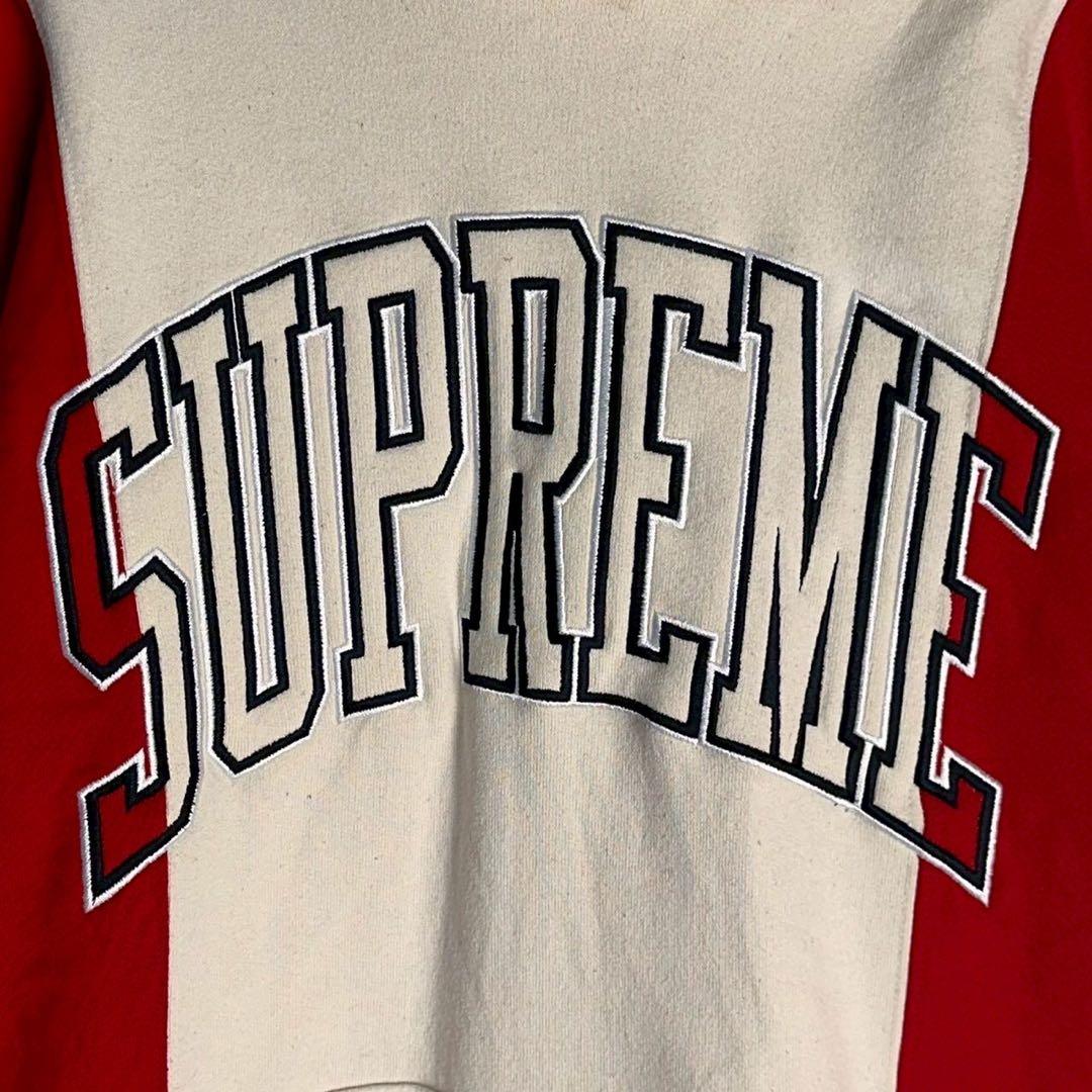【希少サイズ】Supreme センター刺繍 アーチロゴ 希少 パーカー XL