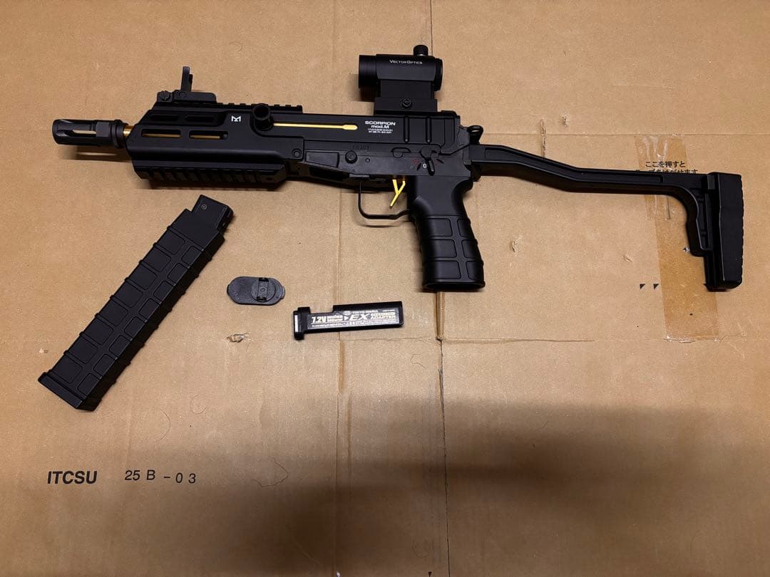 SCORPION mod.M サブマシンガン ブラック