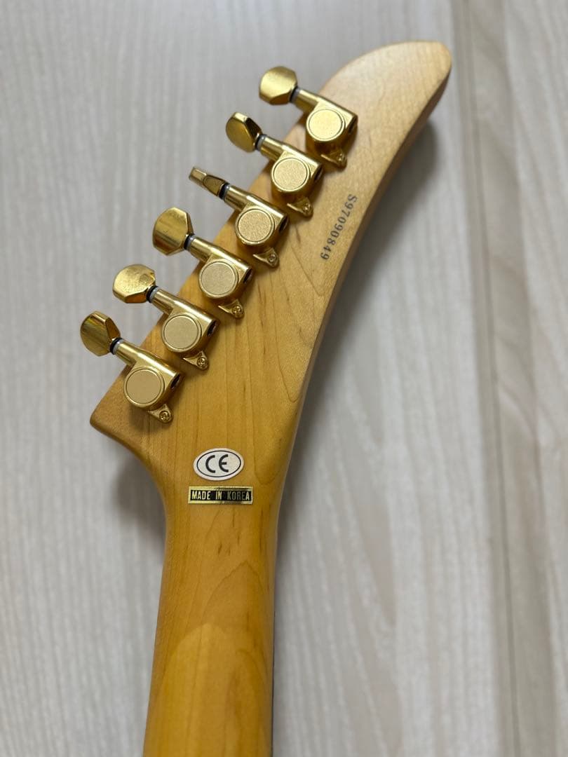 エレキギター ブラック 24フレット ハムバッカー