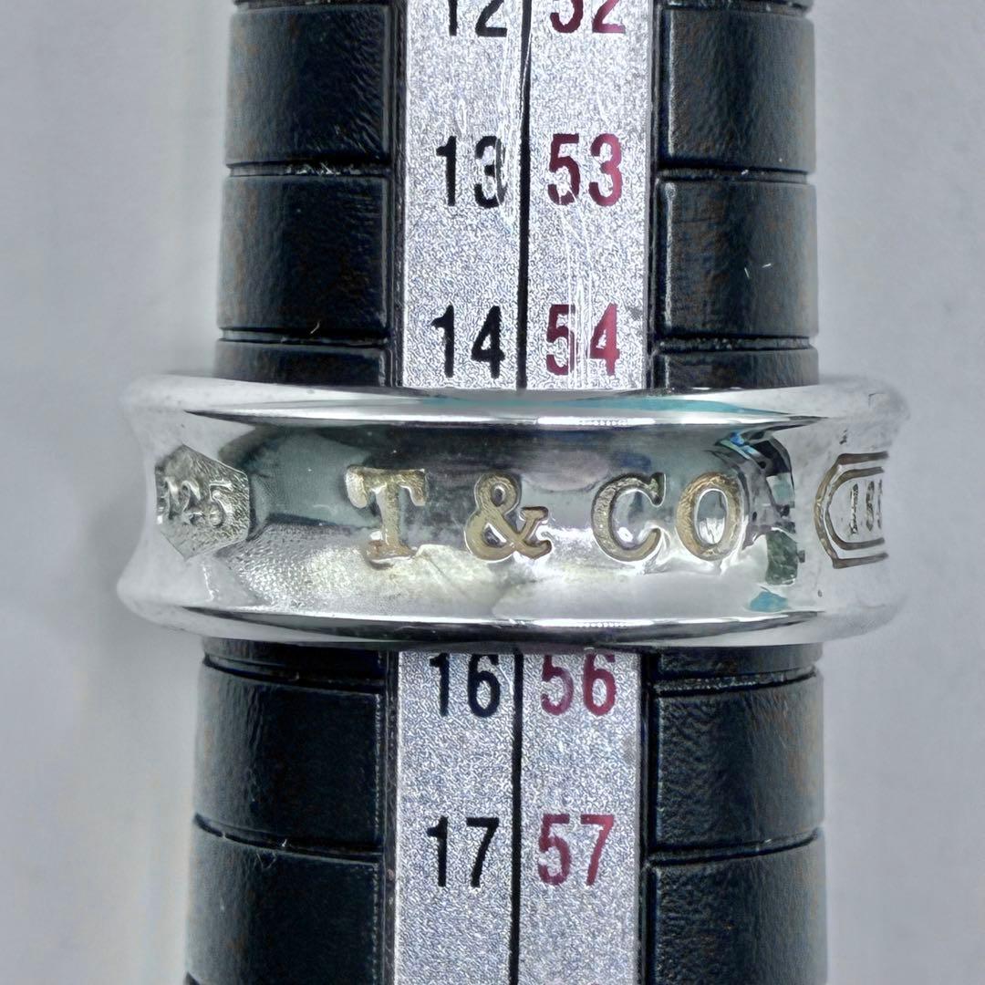 【大きいサイズ】ティファニー 15号 ナローリング シルバー 指輪 美品