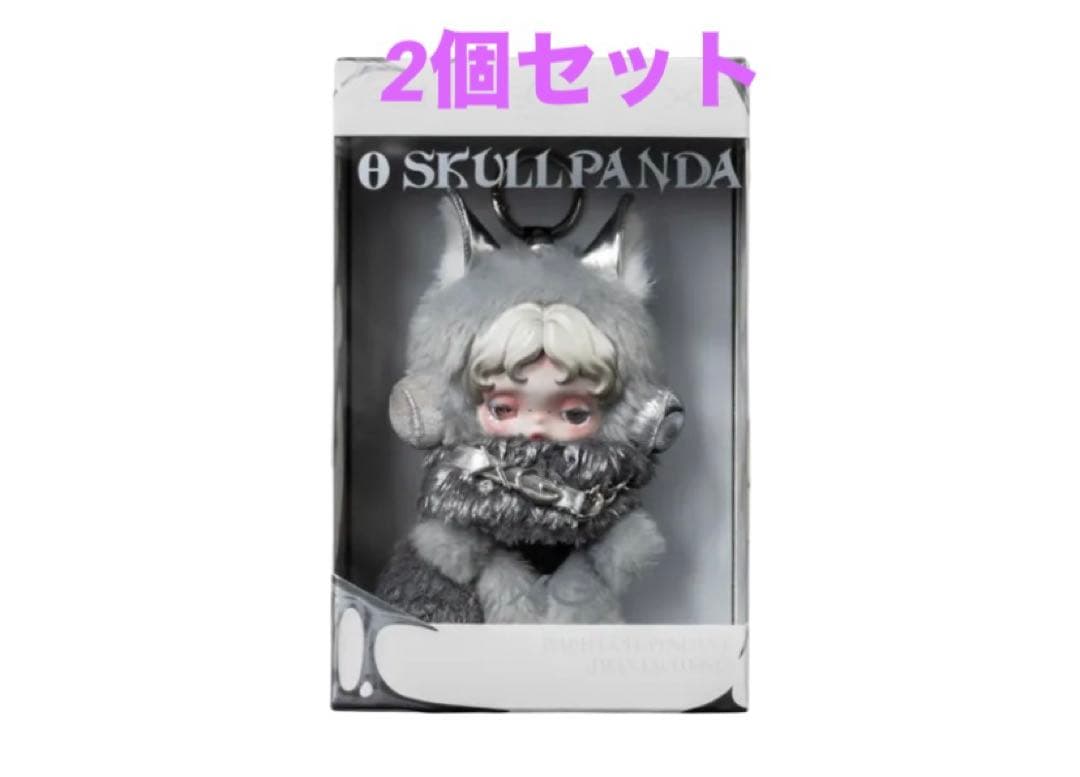 ポップマート スカルパンダ × XG ぬいぐるみペンダント（日本限定）