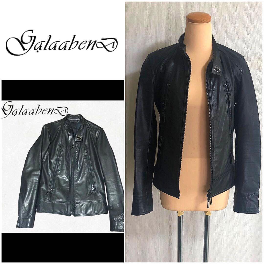 【希少】GalaabenD 八の字　レザー　ライダース