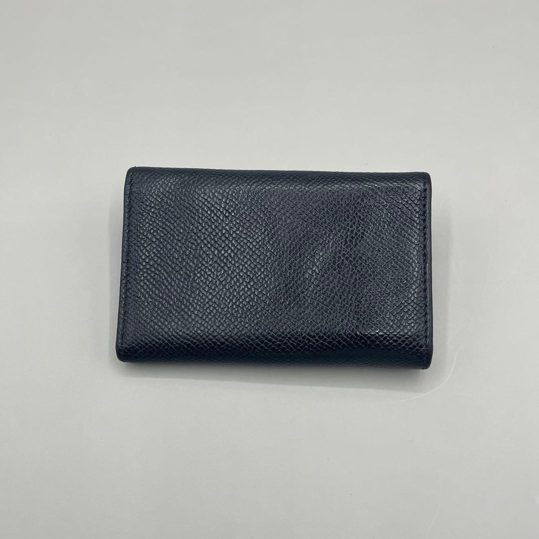 極美品　ブルガリ　6連　キーケース　レザー　黒　正規品