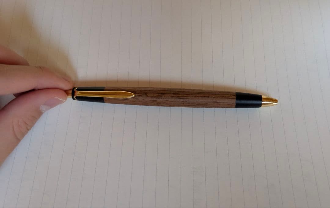 諏訪プレミアム　ウォールナット木軸シャーペン