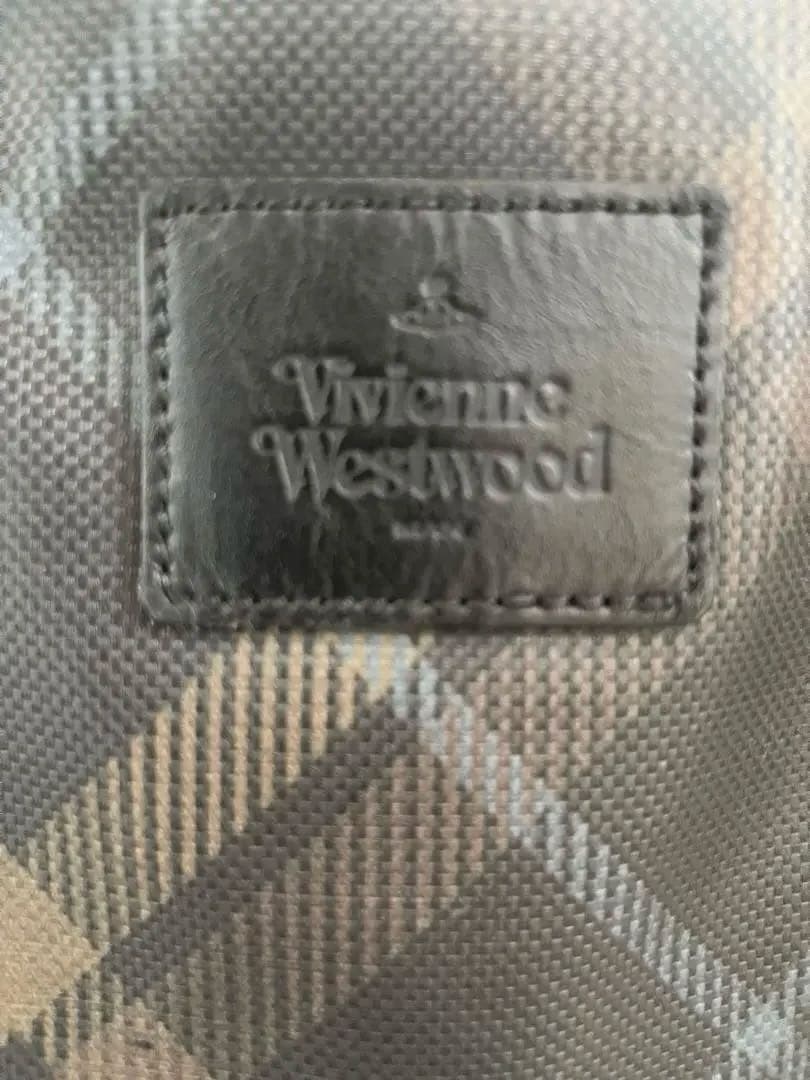 《極美品》ヴィヴィアンウエストウッド ブリーフケース 2way チェック PVC