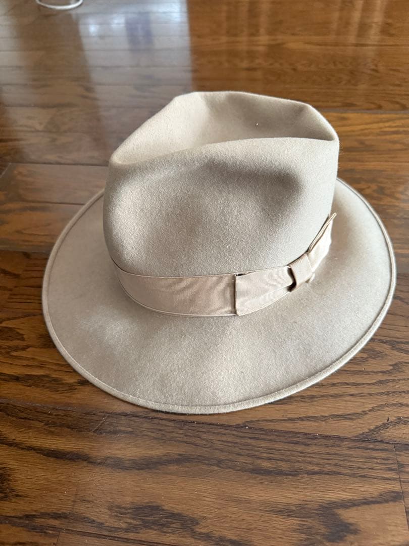 ジョニーデップハットマロリーベージュstetson57.5whippet