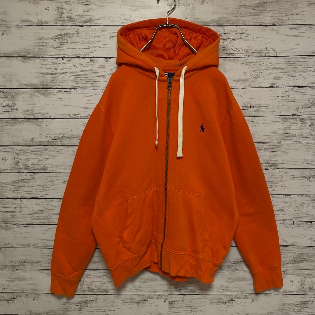 881【入手困難】ポロバイラルフローレン♤刺繍ロゴ　希少　パーカー　即完売品