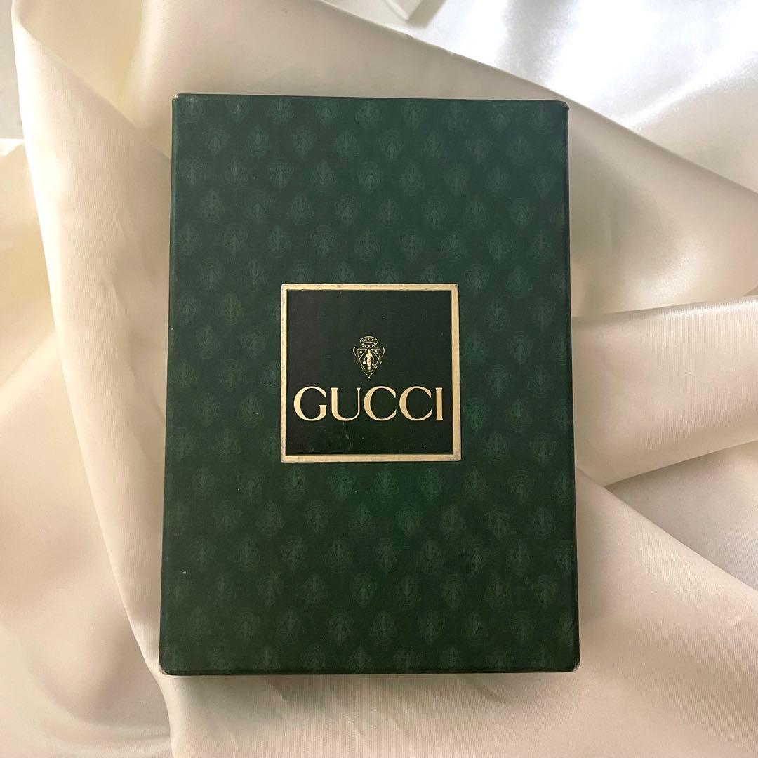 希少　GUCCI グッチ　ブローチ　大ぶり　カラーストーン　ゴールド　美品