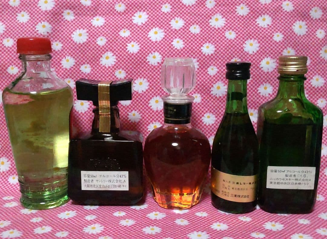 ✿ミニボトル ウイスキー & お酒、★古酒１０本セット★新品未開栓★