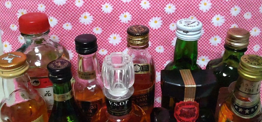 ✿ミニボトル ウイスキー & お酒、★古酒１０本セット★新品未開栓★