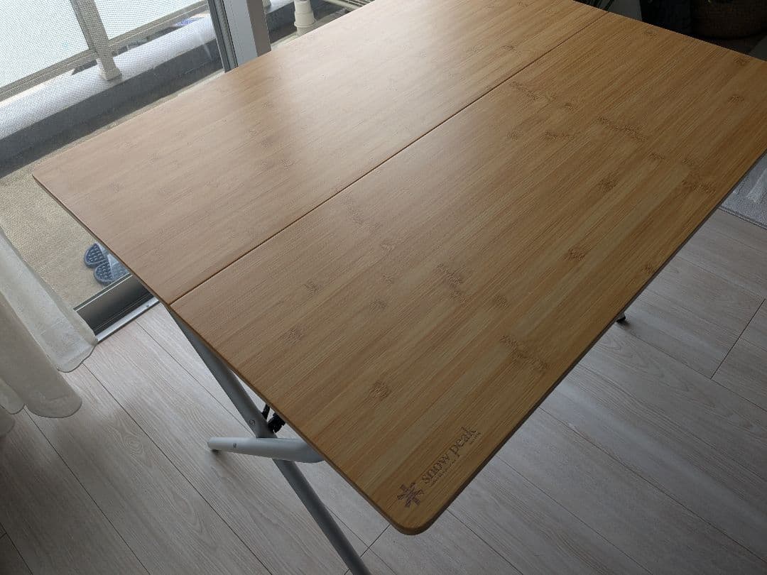 美品★スノーピーク 竹製折りたたみテーブル LV-010TR