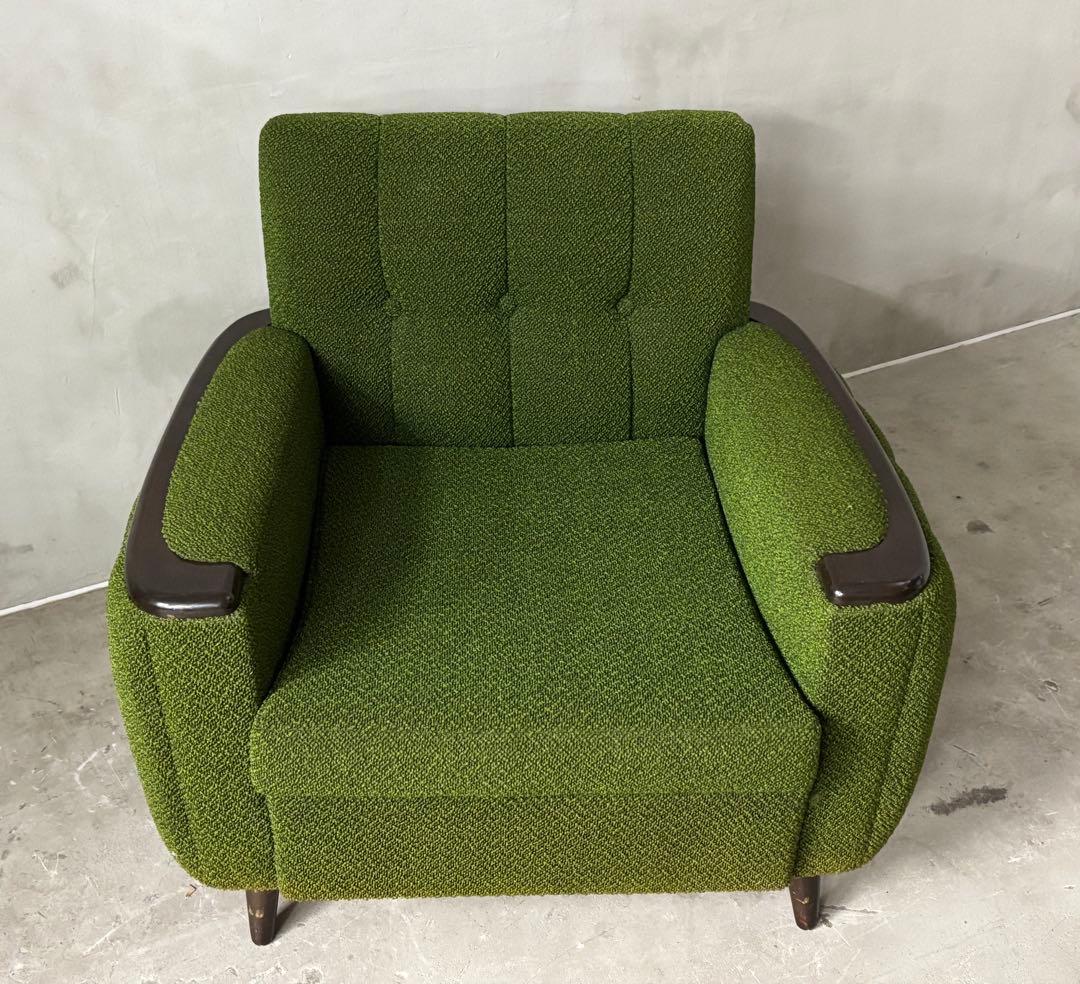 ヴィンテージ　アームチェア　1人掛けソファ ラウンジチェア ミッドセンチュリー